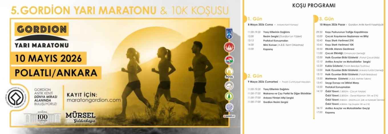 5. Gordion Yarı Maratonu Başlıyor - Tüm Süreç