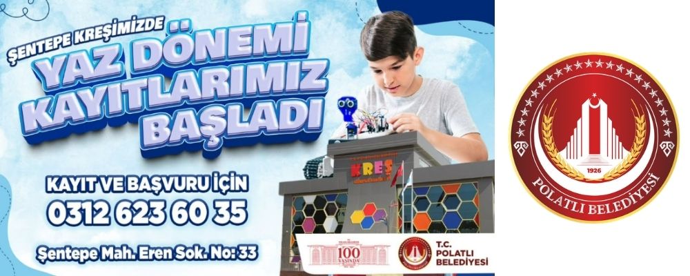 Polatlı Belediyesi Yaz Dönemi Kreş Kayıtları Başladı
